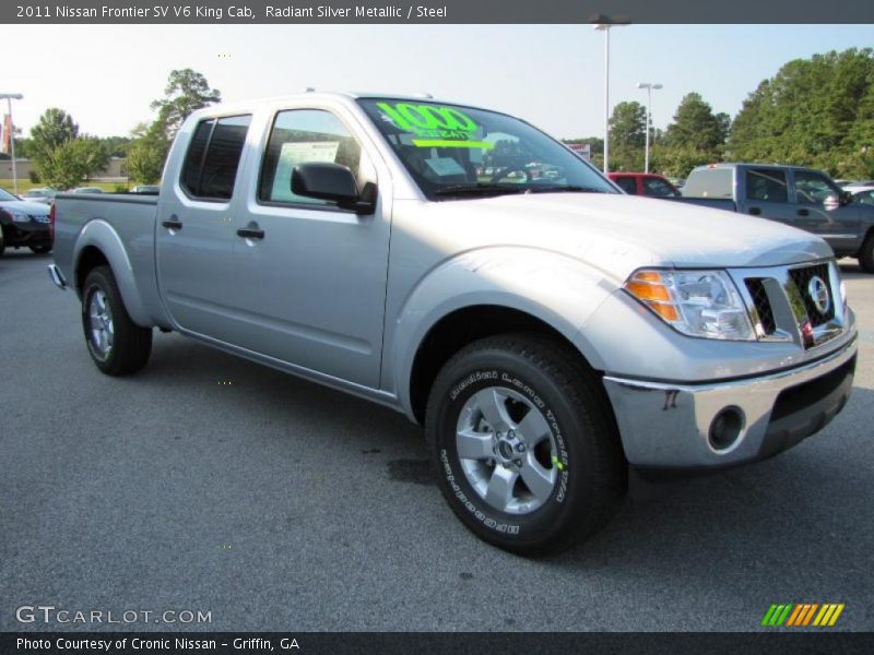 Radiant Silver Metallic / Steel 2011 Nissan Frontier SV V6 King Cab