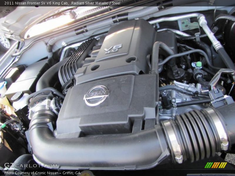 Radiant Silver Metallic / Steel 2011 Nissan Frontier SV V6 King Cab