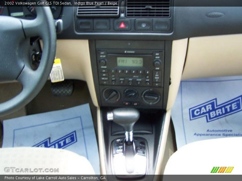 Indigo Blue Pearl / Beige 2002 Volkswagen Golf GLS TDI Sedan