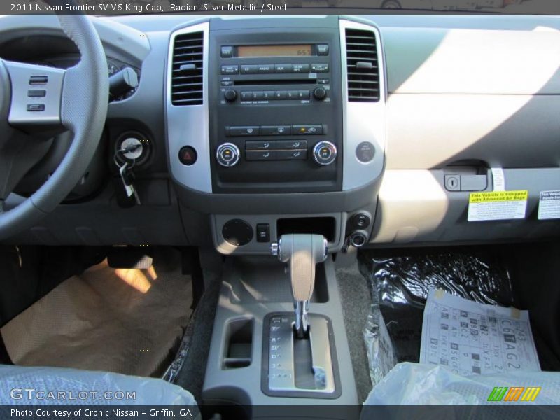 Radiant Silver Metallic / Steel 2011 Nissan Frontier SV V6 King Cab