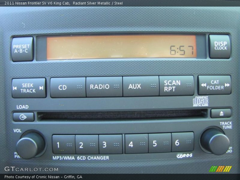Radiant Silver Metallic / Steel 2011 Nissan Frontier SV V6 King Cab