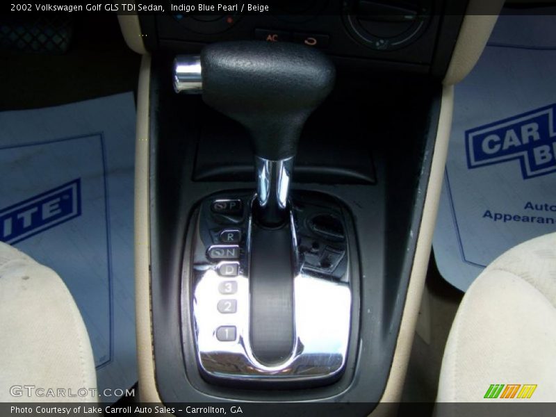 Indigo Blue Pearl / Beige 2002 Volkswagen Golf GLS TDI Sedan