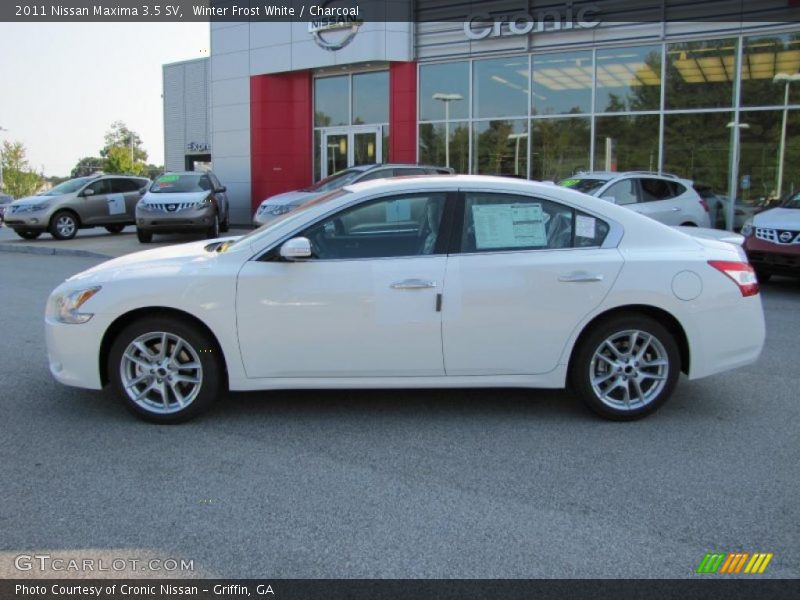 Winter Frost White / Charcoal 2011 Nissan Maxima 3.5 SV