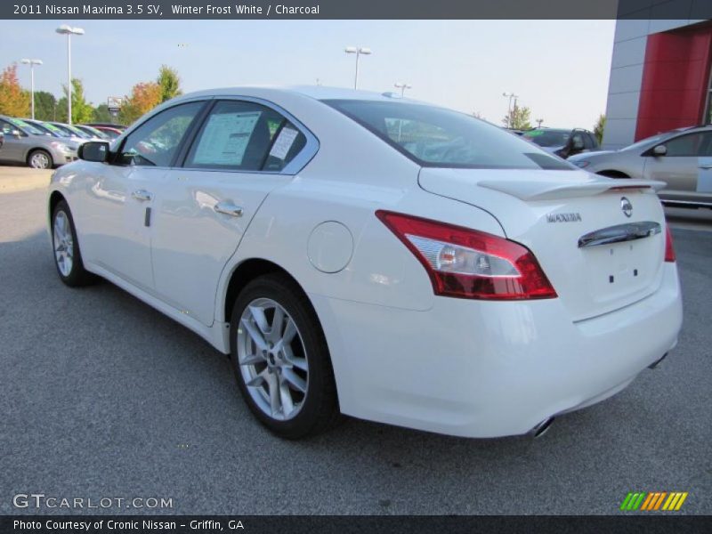 Winter Frost White / Charcoal 2011 Nissan Maxima 3.5 SV