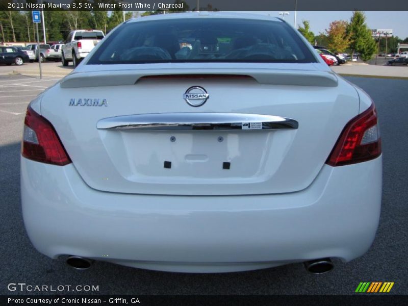 Winter Frost White / Charcoal 2011 Nissan Maxima 3.5 SV