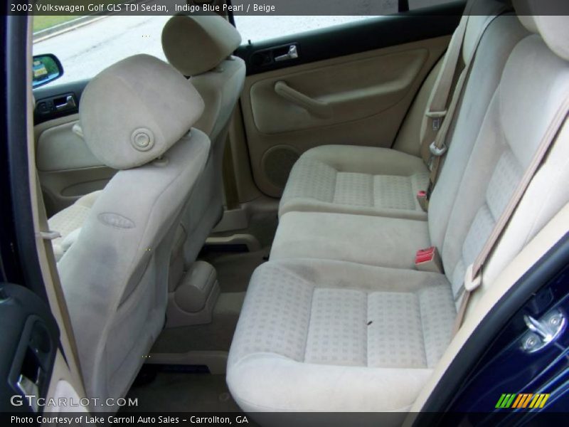 Indigo Blue Pearl / Beige 2002 Volkswagen Golf GLS TDI Sedan