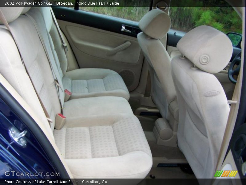 Indigo Blue Pearl / Beige 2002 Volkswagen Golf GLS TDI Sedan