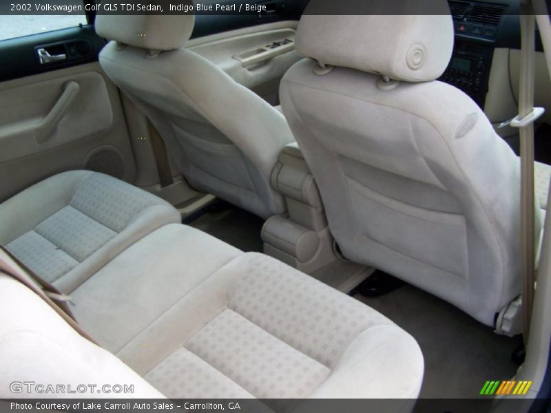 Indigo Blue Pearl / Beige 2002 Volkswagen Golf GLS TDI Sedan