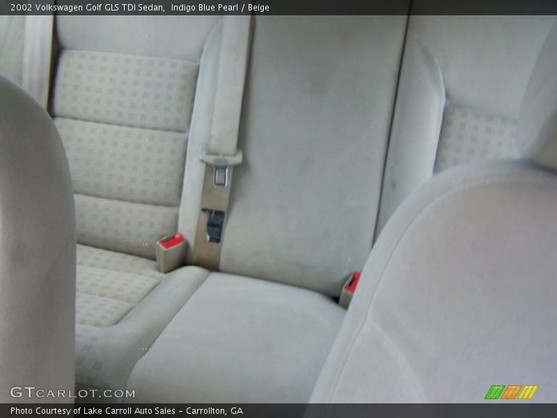 Indigo Blue Pearl / Beige 2002 Volkswagen Golf GLS TDI Sedan