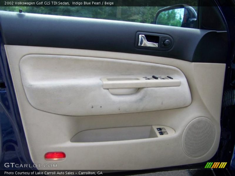 Indigo Blue Pearl / Beige 2002 Volkswagen Golf GLS TDI Sedan