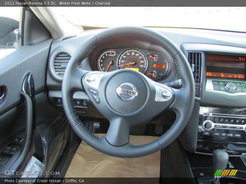 Winter Frost White / Charcoal 2011 Nissan Maxima 3.5 SV
