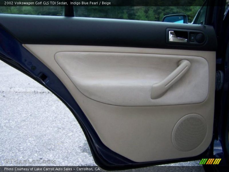 Indigo Blue Pearl / Beige 2002 Volkswagen Golf GLS TDI Sedan