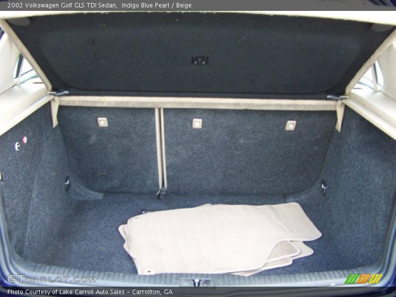 Indigo Blue Pearl / Beige 2002 Volkswagen Golf GLS TDI Sedan