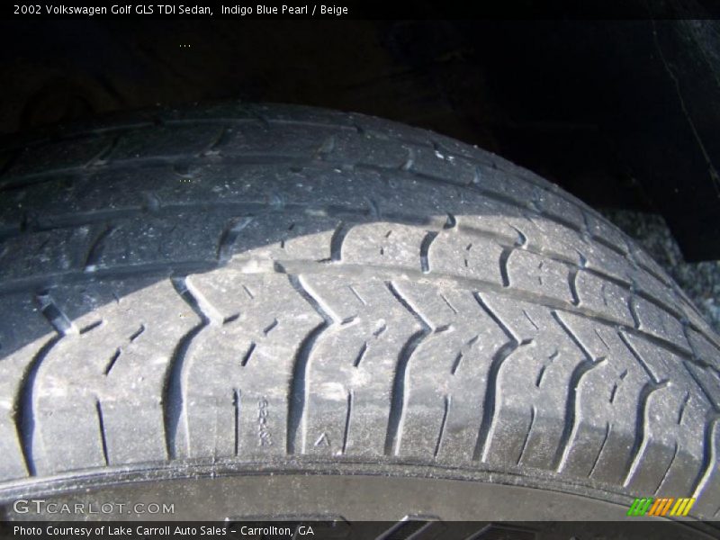 Indigo Blue Pearl / Beige 2002 Volkswagen Golf GLS TDI Sedan