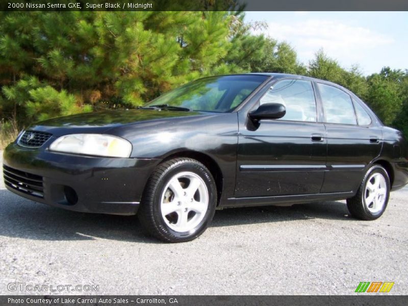Super Black / Midnight 2000 Nissan Sentra GXE