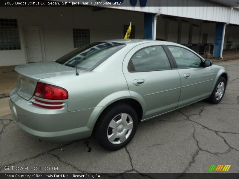 Satin Jade Pearl / Dark Slate Gray 2005 Dodge Stratus SXT Sedan