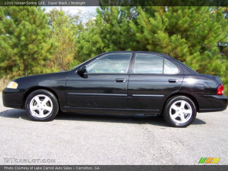 Super Black / Midnight 2000 Nissan Sentra GXE