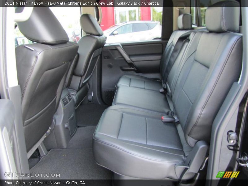 Galaxy Black / Charcoal 2011 Nissan Titan SV Heavy Metal Chrome Edition Crew Cab