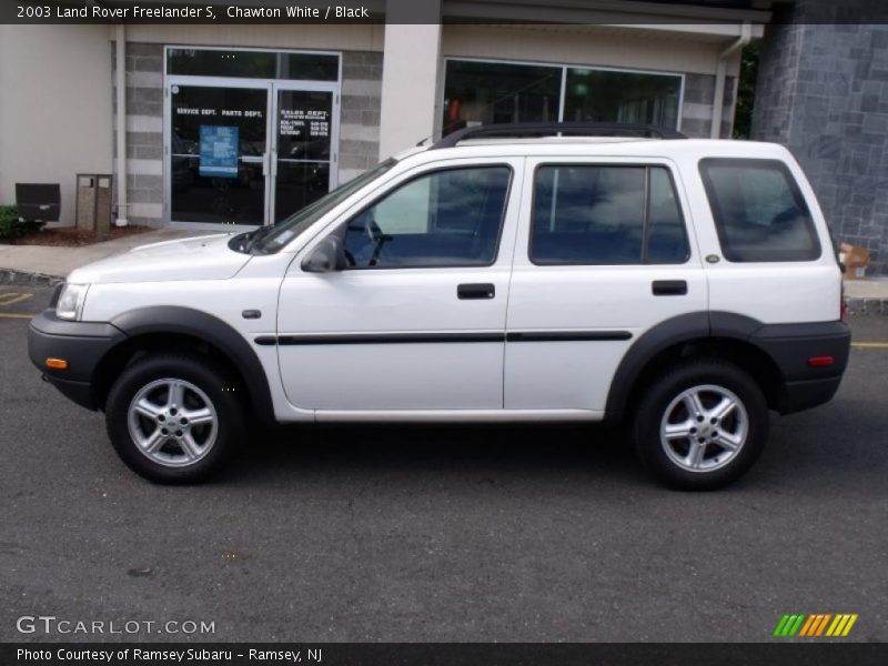 Chawton White / Black 2003 Land Rover Freelander S