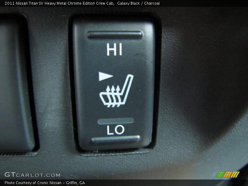 Galaxy Black / Charcoal 2011 Nissan Titan SV Heavy Metal Chrome Edition Crew Cab