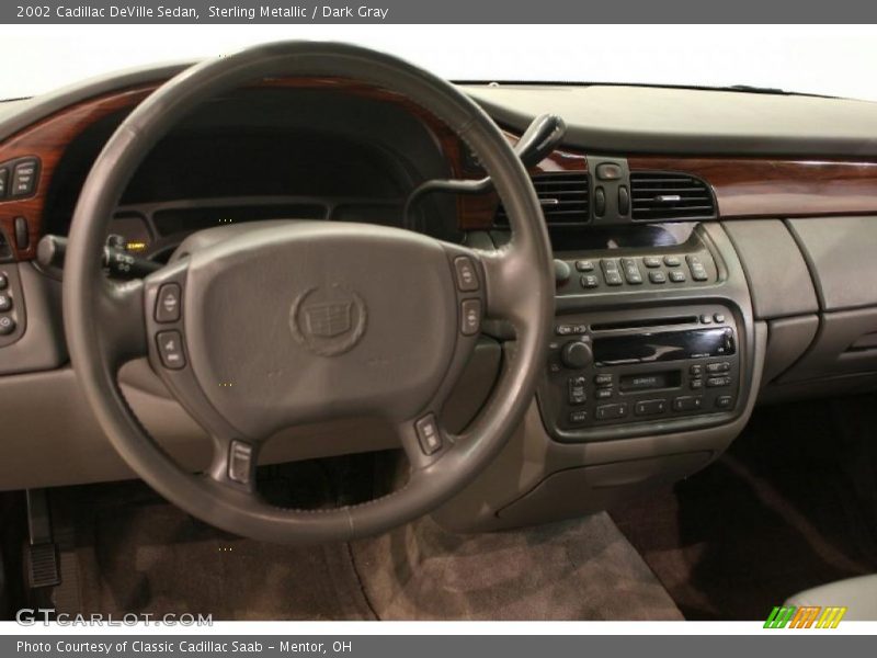 Sterling Metallic / Dark Gray 2002 Cadillac DeVille Sedan