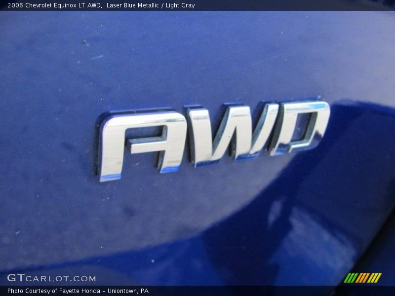Laser Blue Metallic / Light Gray 2006 Chevrolet Equinox LT AWD