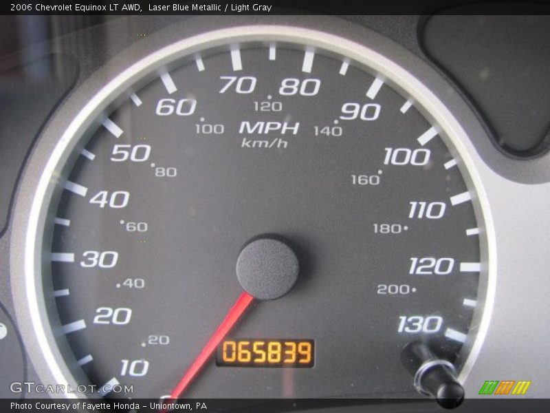 Laser Blue Metallic / Light Gray 2006 Chevrolet Equinox LT AWD