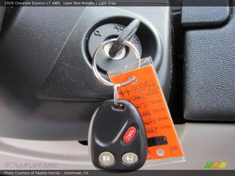 Laser Blue Metallic / Light Gray 2006 Chevrolet Equinox LT AWD