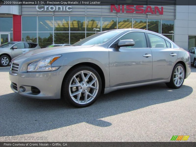 Precision Gray Metallic / Frost Leather 2009 Nissan Maxima 3.5 SV