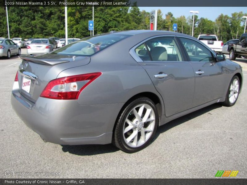 Precision Gray Metallic / Frost Leather 2009 Nissan Maxima 3.5 SV