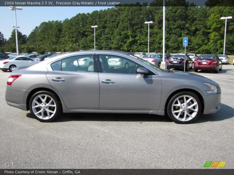 Precision Gray Metallic / Frost Leather 2009 Nissan Maxima 3.5 SV