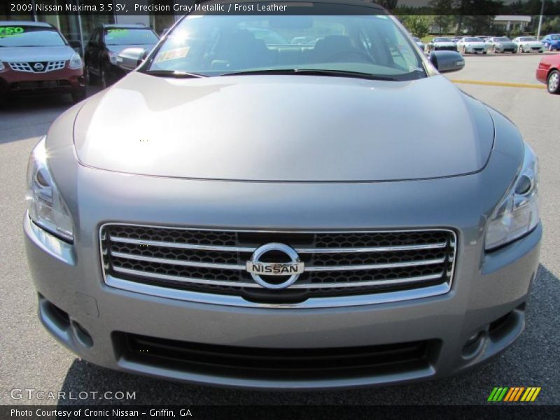 Precision Gray Metallic / Frost Leather 2009 Nissan Maxima 3.5 SV