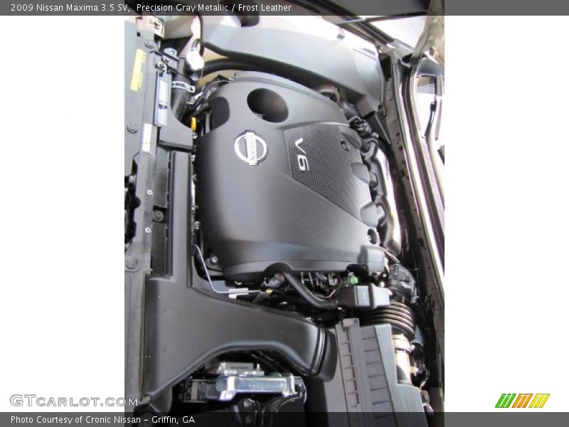 Precision Gray Metallic / Frost Leather 2009 Nissan Maxima 3.5 SV