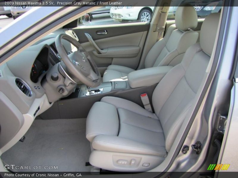 Precision Gray Metallic / Frost Leather 2009 Nissan Maxima 3.5 SV