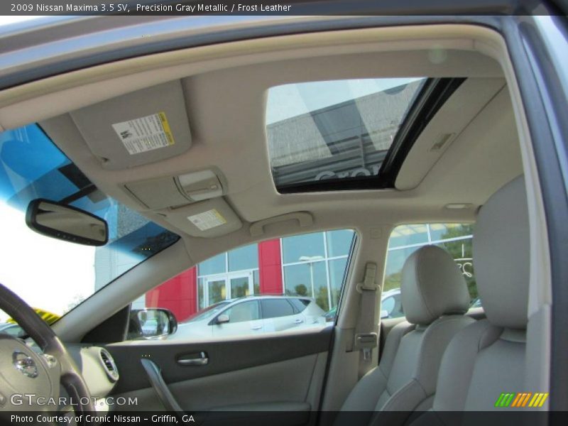Precision Gray Metallic / Frost Leather 2009 Nissan Maxima 3.5 SV