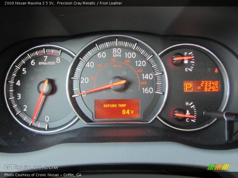 Precision Gray Metallic / Frost Leather 2009 Nissan Maxima 3.5 SV