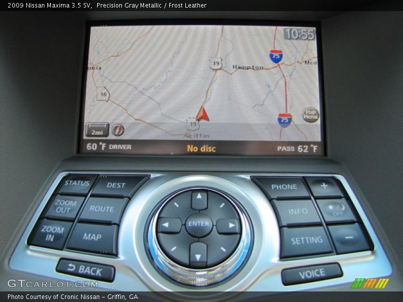 Precision Gray Metallic / Frost Leather 2009 Nissan Maxima 3.5 SV