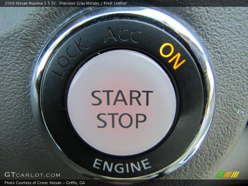 Precision Gray Metallic / Frost Leather 2009 Nissan Maxima 3.5 SV