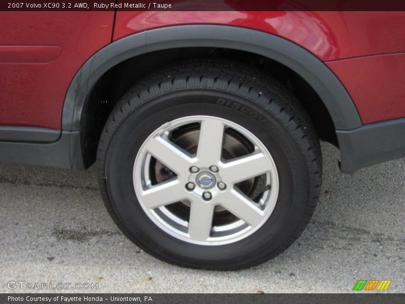 Ruby Red Metallic / Taupe 2007 Volvo XC90 3.2 AWD