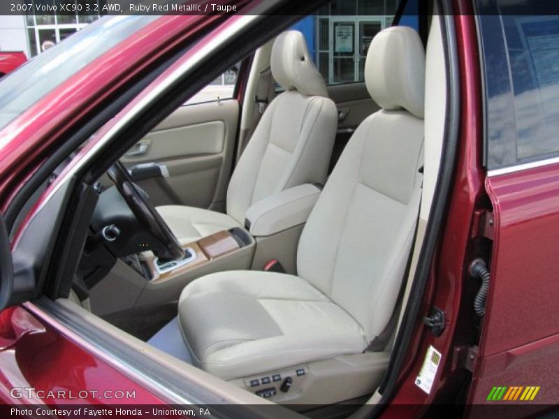 Ruby Red Metallic / Taupe 2007 Volvo XC90 3.2 AWD