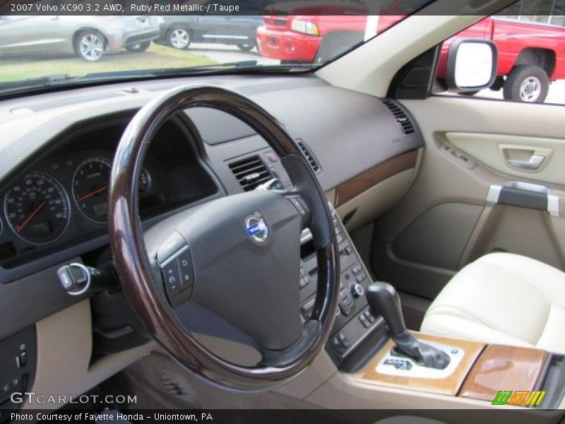 Ruby Red Metallic / Taupe 2007 Volvo XC90 3.2 AWD
