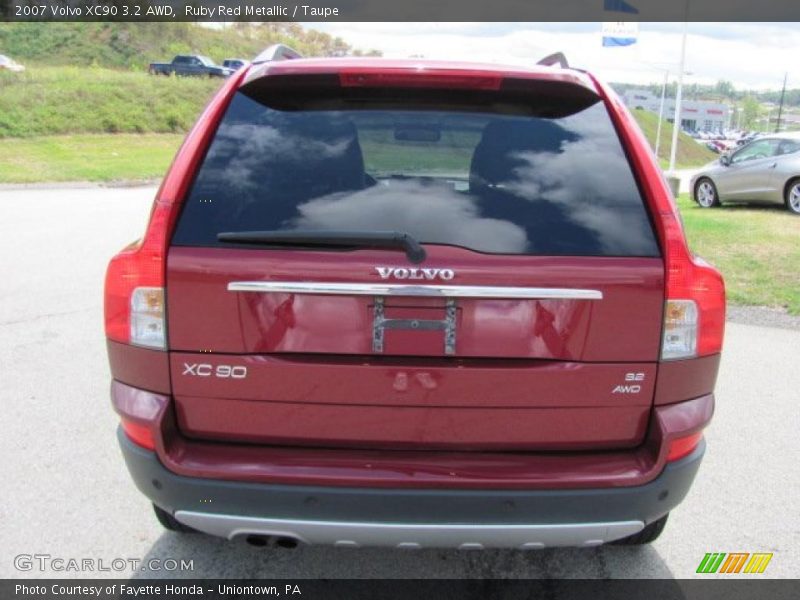 Ruby Red Metallic / Taupe 2007 Volvo XC90 3.2 AWD