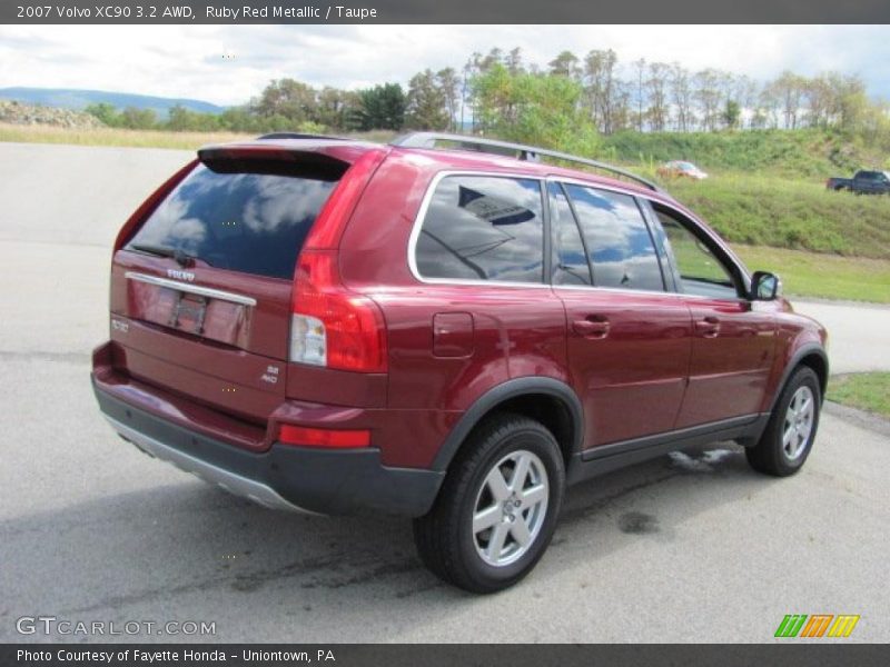 Ruby Red Metallic / Taupe 2007 Volvo XC90 3.2 AWD