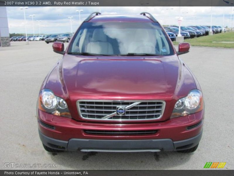 Ruby Red Metallic / Taupe 2007 Volvo XC90 3.2 AWD