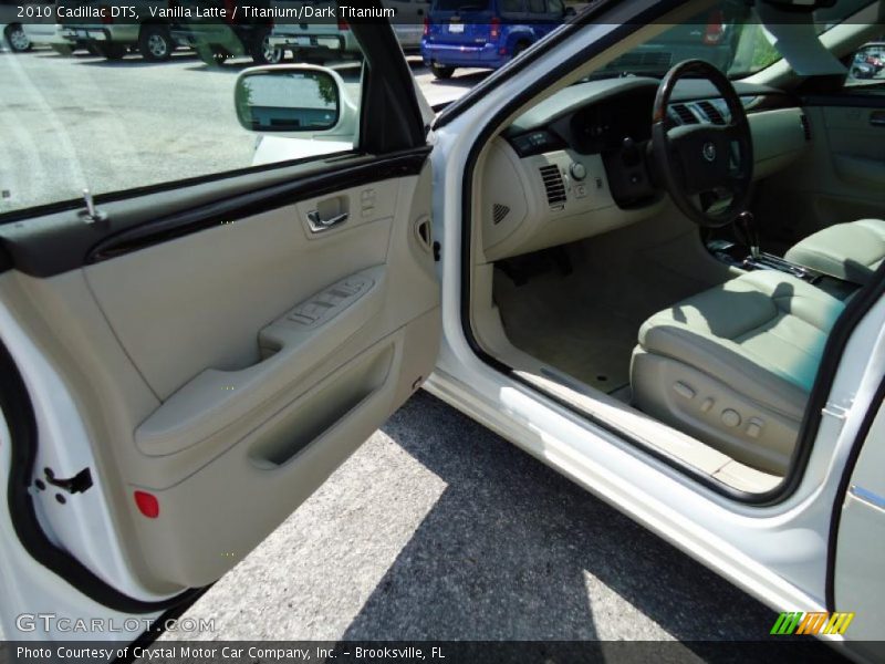 Vanilla Latte / Titanium/Dark Titanium 2010 Cadillac DTS