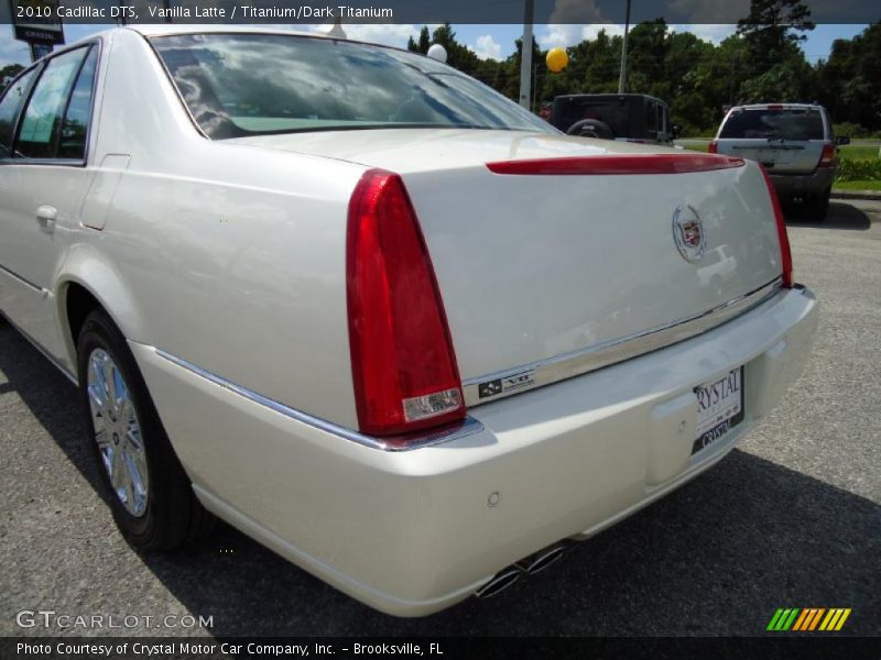 Vanilla Latte / Titanium/Dark Titanium 2010 Cadillac DTS