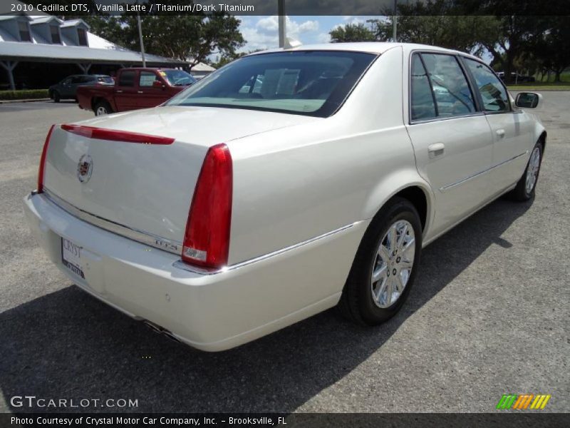 Vanilla Latte / Titanium/Dark Titanium 2010 Cadillac DTS
