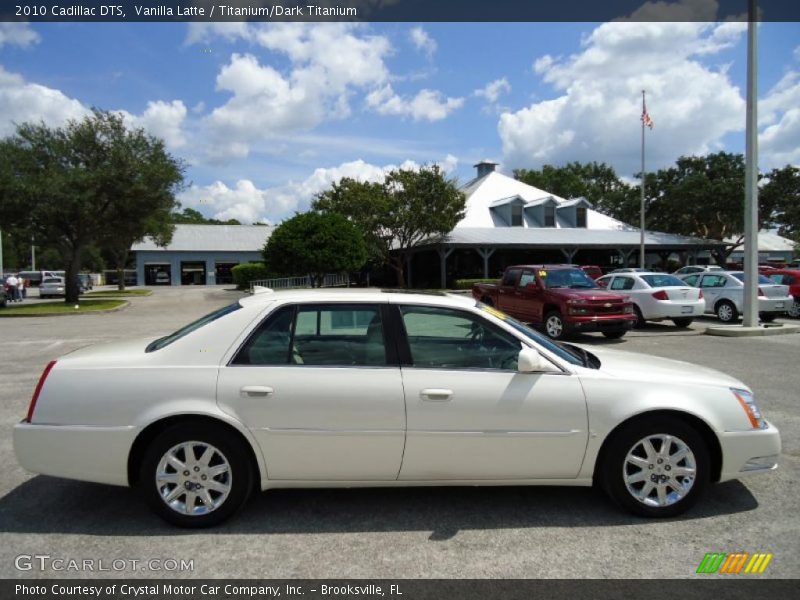 Vanilla Latte / Titanium/Dark Titanium 2010 Cadillac DTS