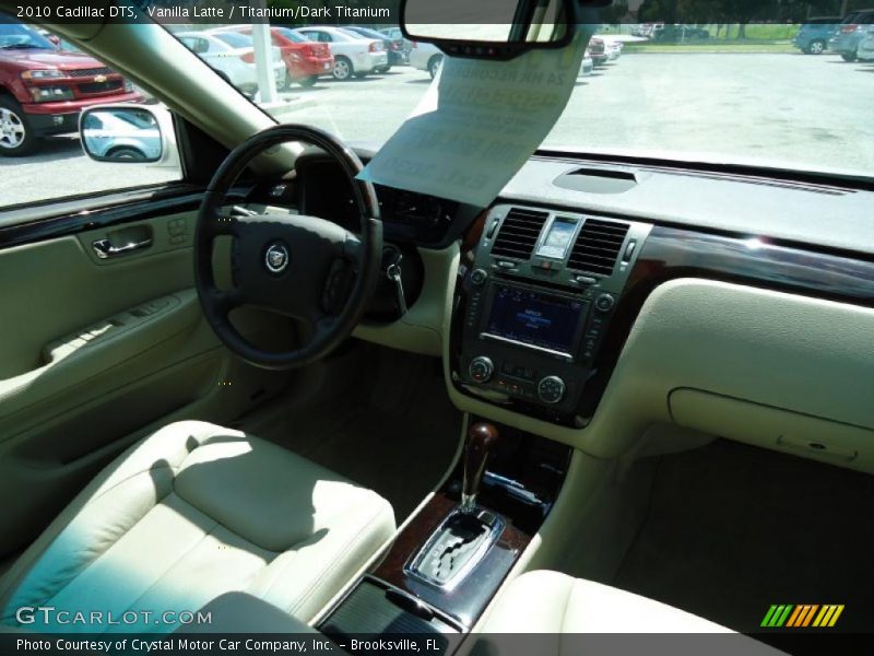 Vanilla Latte / Titanium/Dark Titanium 2010 Cadillac DTS