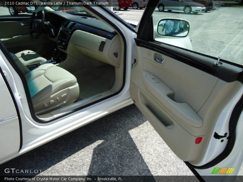 Vanilla Latte / Titanium/Dark Titanium 2010 Cadillac DTS